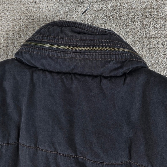 Polo Jeans Co Ralph Lauren Women Black Quilted Puffer Vest Jacket Size Large - Picture 8 of 10